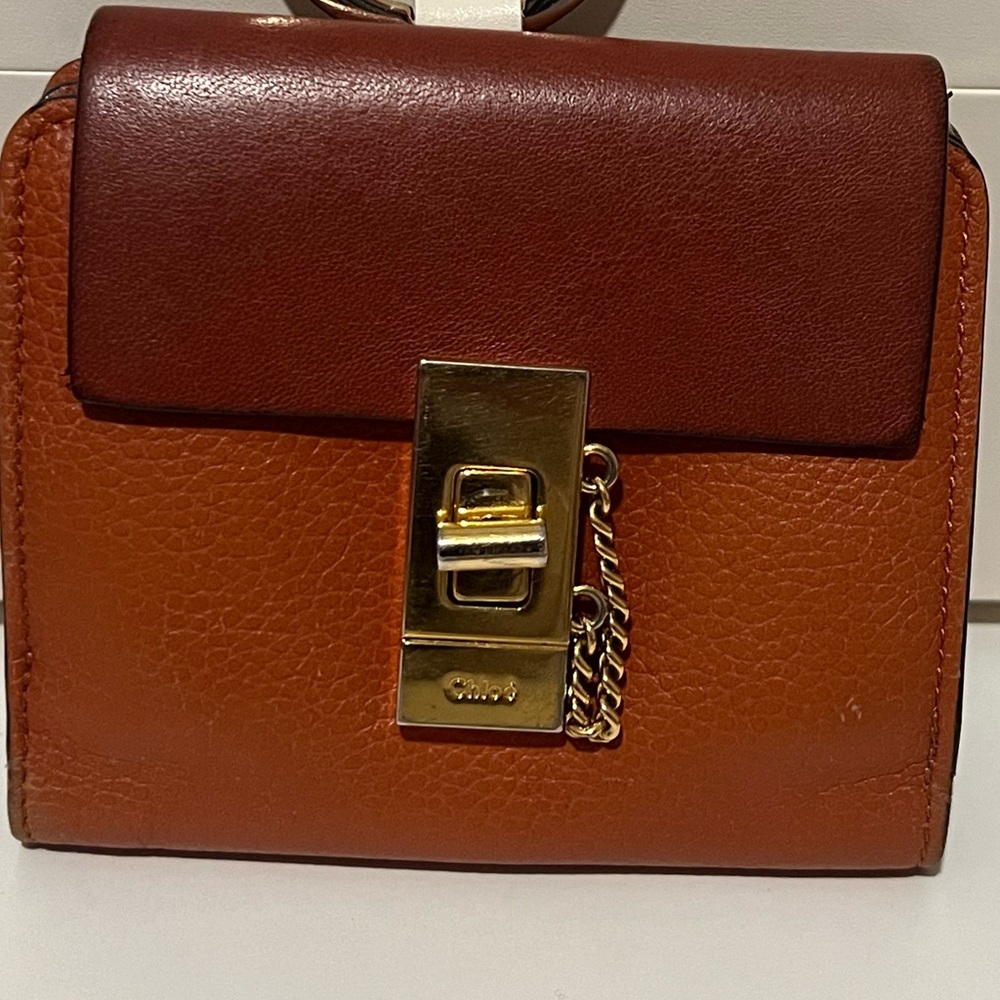 Chloé lamb skin drew wallet